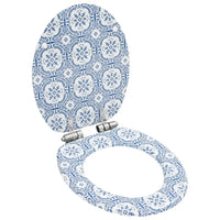 Assento de sanita com tampa de fecho suave MDF design porcelana