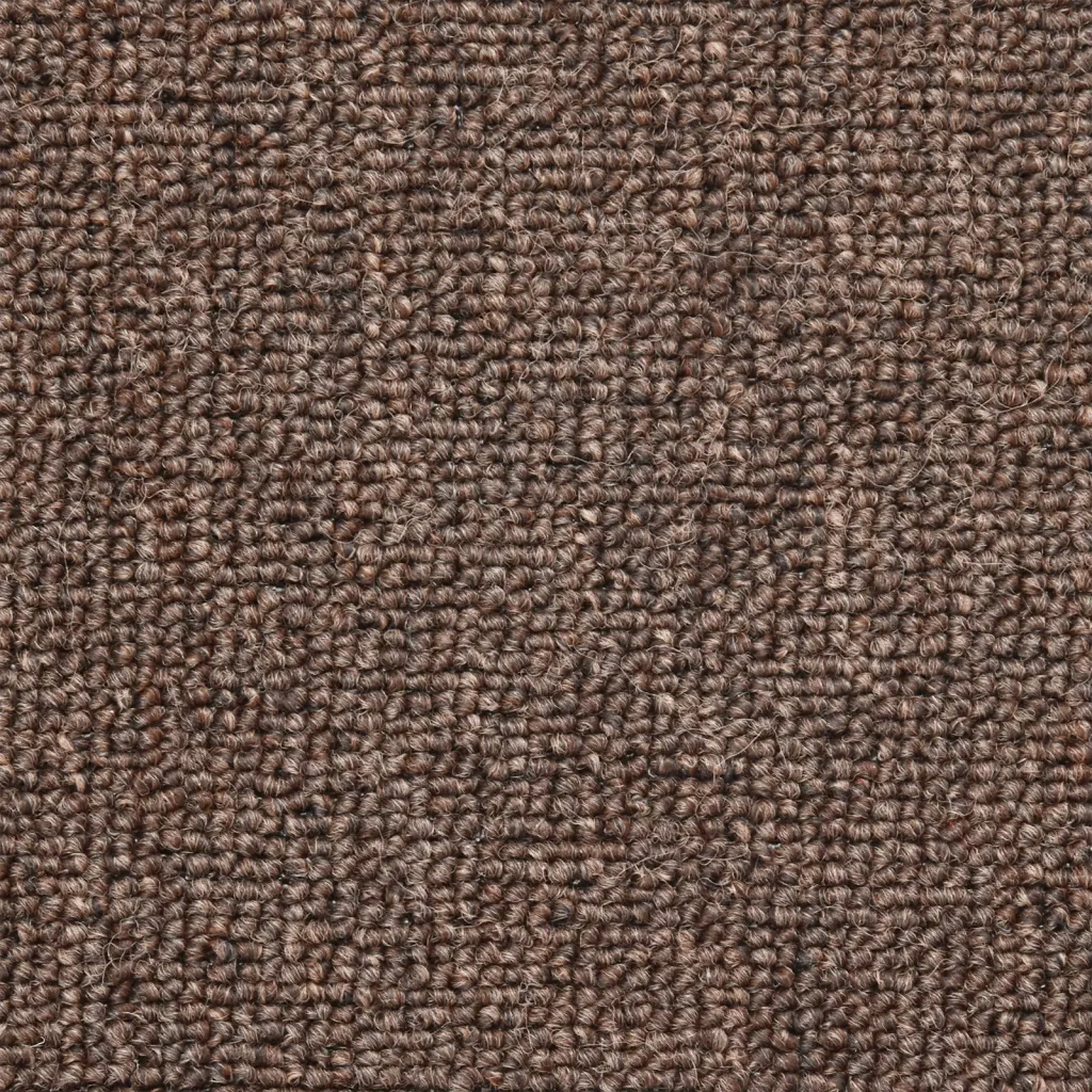 Tapetes de escada 15 peças 56x17x3 cm  café meio redondo