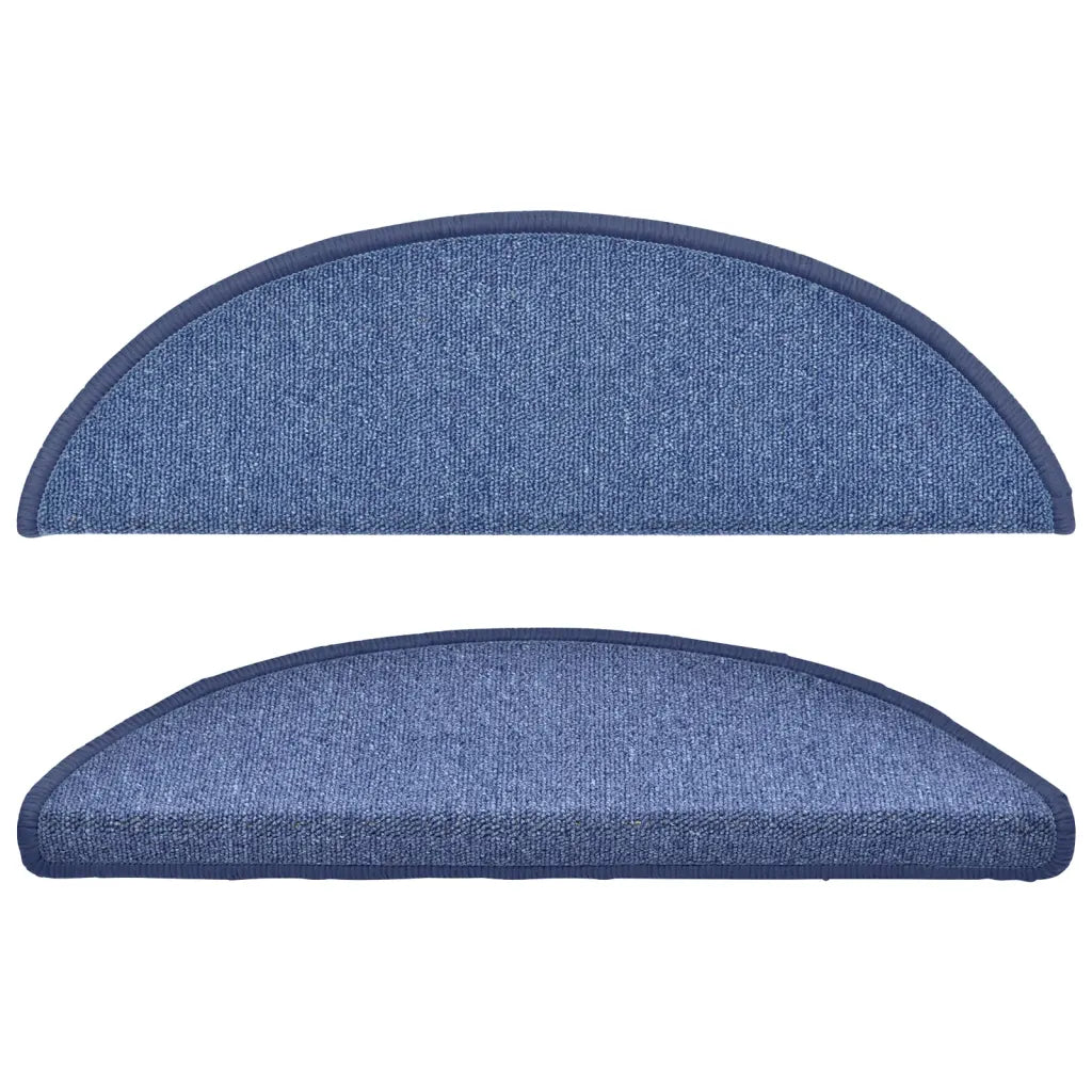 Tapetes de escada 15 peças 56x17x3 cm  semicircular