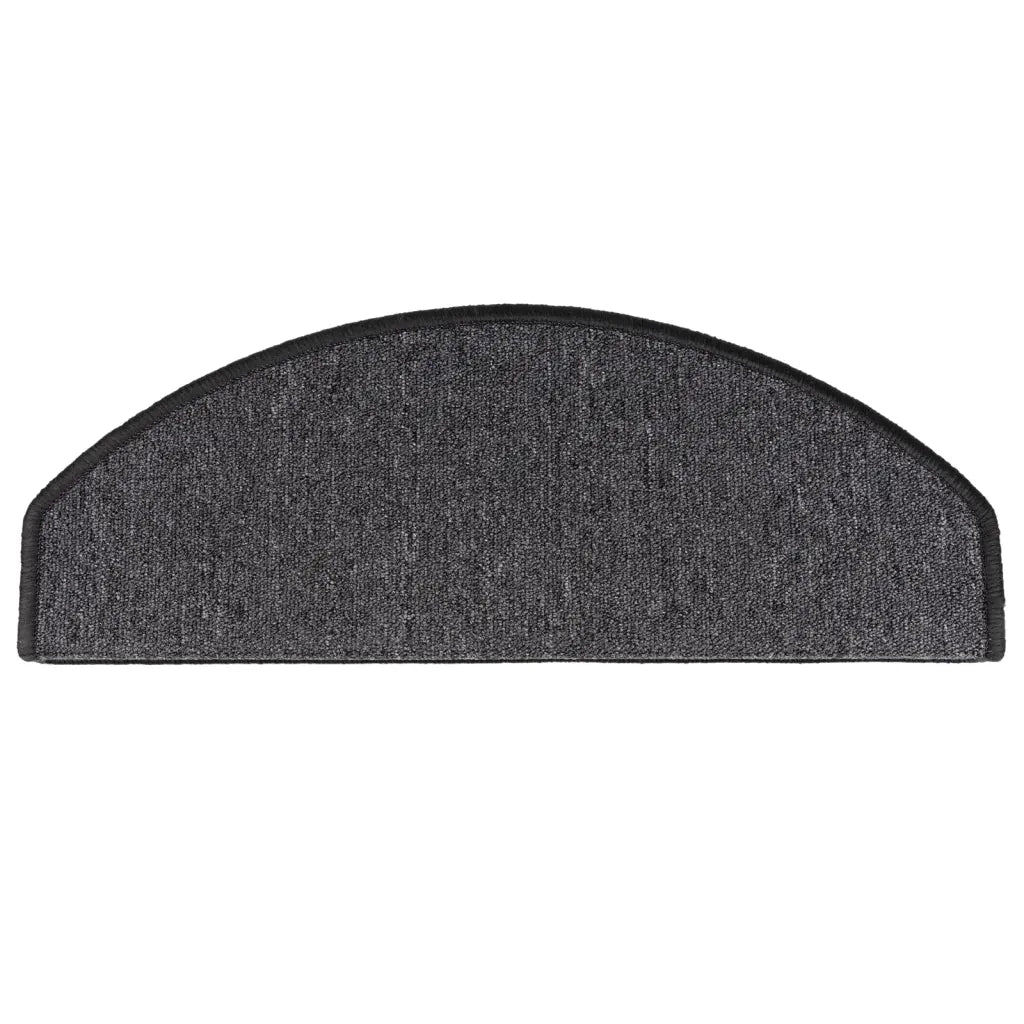 Tapetes de escada 15 peças 65x24x4 cm  meio redondo grande