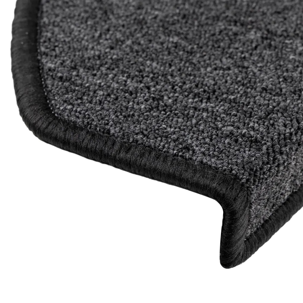 Tapetes de escada 15 peças 65x24x4 cm  meio redondo grande