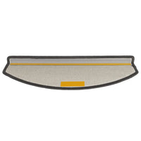 Tapetes de escada 15 peças 65x24x4 cm cinza escuro semicircular grande