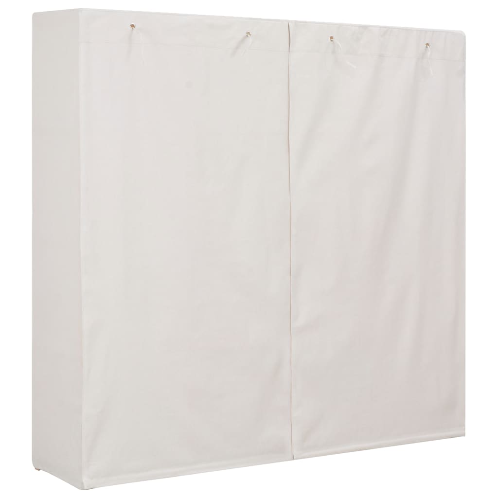 vidaXL Roupeiro 173x40x170 cm tecido branco