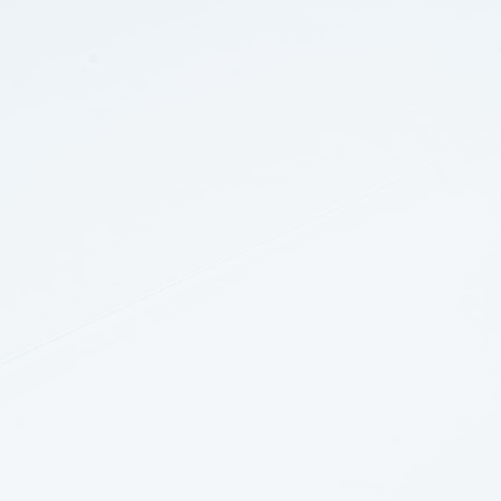 vidaXL Mesa de jantar 106 cm madeira de seringueira maciça branco