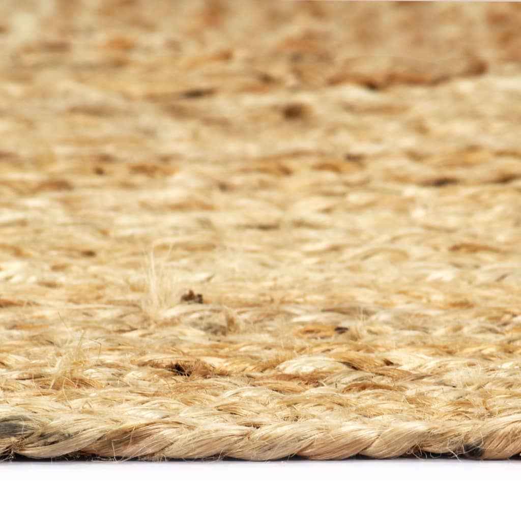 vidaXL Tapete artesanal em juta natural 80x160 cm