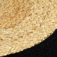 Individuais de mesa 4 pcs juta e algodão 38 cm natural e