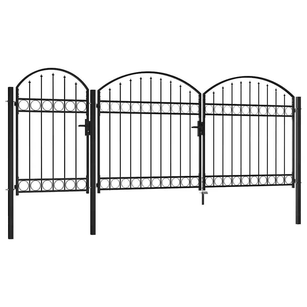 Portão de Cerca de Jardim com Topo Arqueado ASSEN