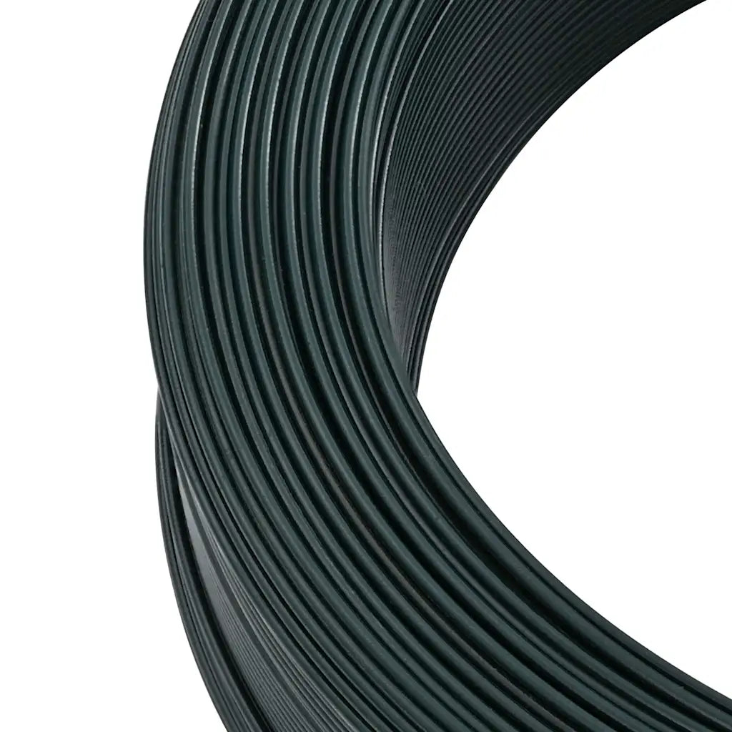 Arame para prender cerca 250 m 0,9/1,4 mm aço preto esverdeado