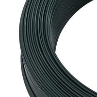 Arame para prender cerca 250 m 0,9/1,4 mm aço preto esverdeado