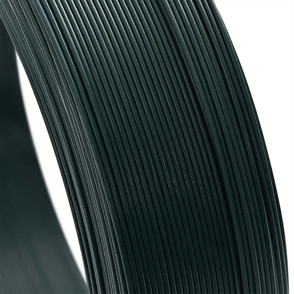 Arame para prender cerca 250 m 0,9/1,4 mm aço preto esverdeado