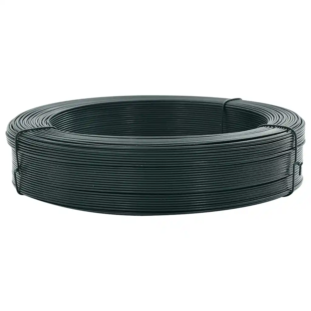 Arame para prender cerca 250 m 2,3/3,8 mm aço preto esverdeado