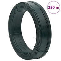 Arame para prender cerca 250 m 2,3/3,8 mm aço preto esverdeado