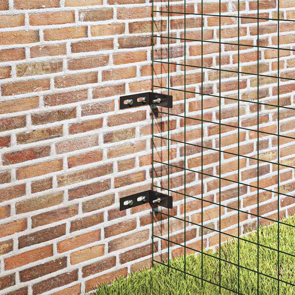 vidaXL Conetor de canto para parede 10 conjuntos antracite