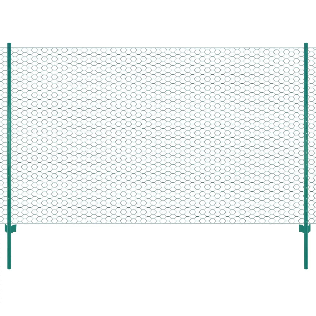 Cerca de arame com postes aço 25x2 m