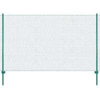 Cerca de arame com postes aço 25x2 m
