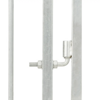 Canil de exterior com telhado 300x300x200 cm