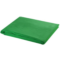 vidaXL Fundo fotográfico s/ suporte algodão verde 300x300cm chroma key