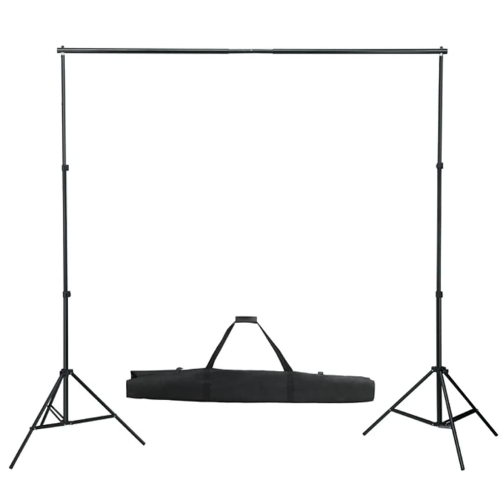 vidaXL Sistema porta-fundos 600 x 300 cm preto