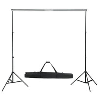 vidaXL Sistema porta-fundos 600 x 300 cm preto