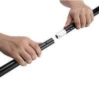 vidaXL Sistema porta-fundos 600 x 300 cm preto