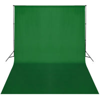 vidaXL Sistema porta-fundos 300 x 300 cm verde