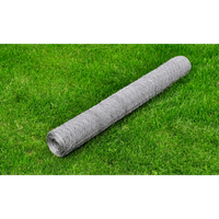 Cerca de arame hexagonal 1x25 m aço galvanizado