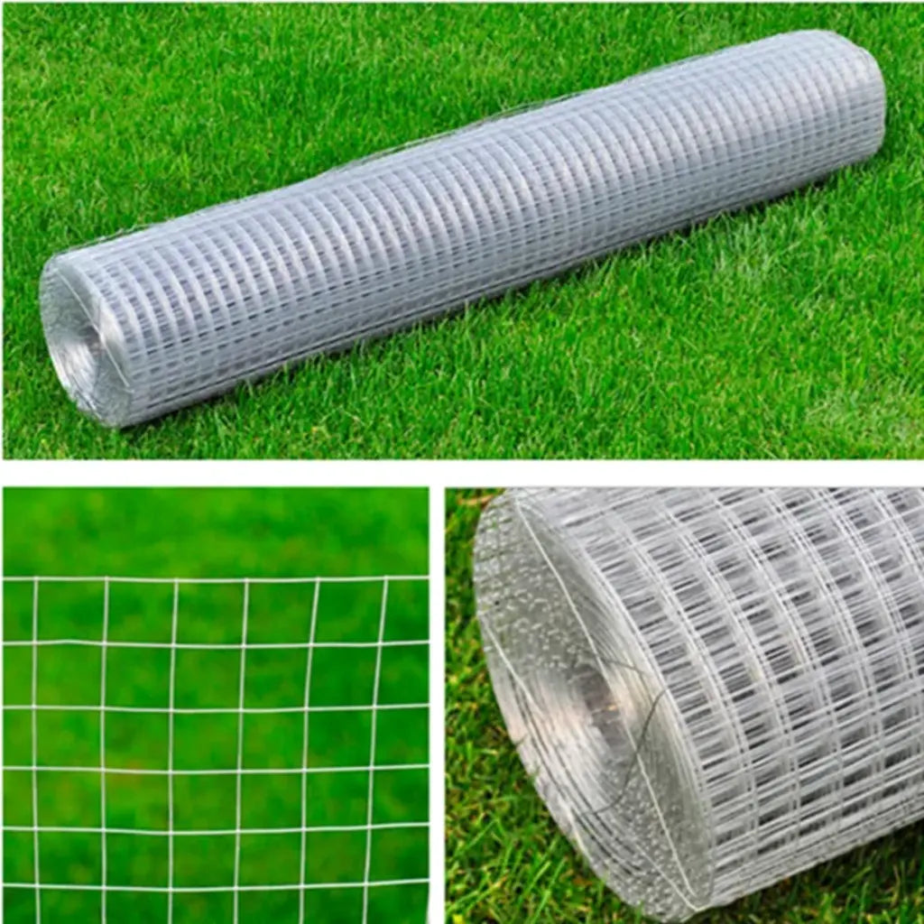 Cerca de arame quadrada 1x25 m aço galvanizado