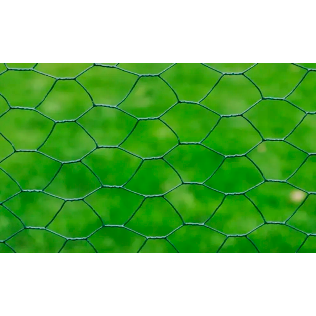 Cerca de arame hexagonal 1x25 m aço -escuro