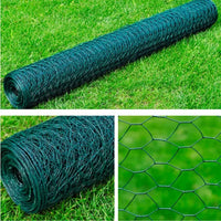 Cerca de arame hexagonal 1x25 m aço -escuro