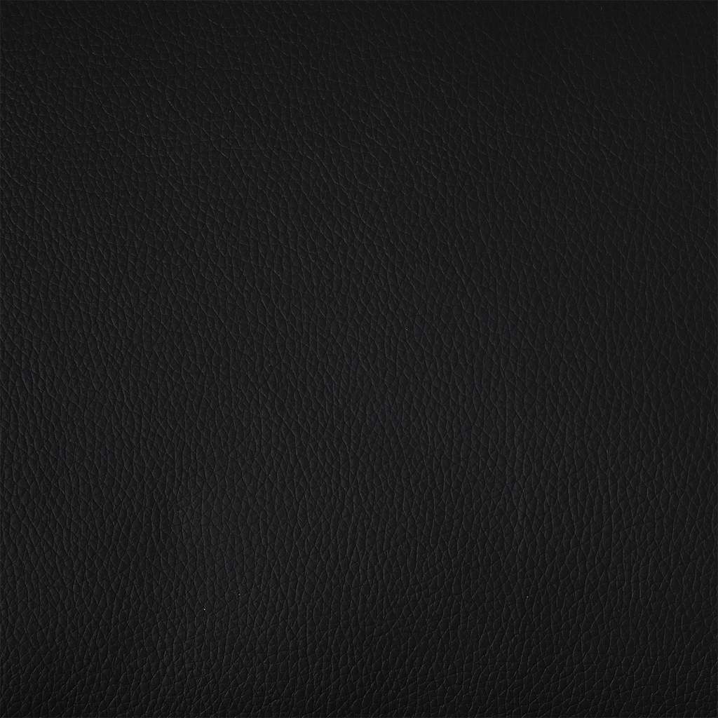 vidaXL Poltrona em forma de cubo couro artificial preto