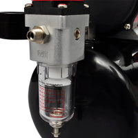 Conjunto de compressor de ar com 2 aerógrafos