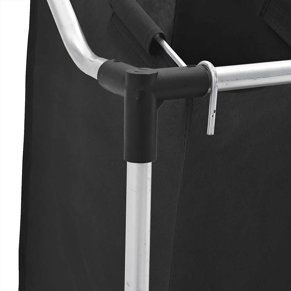 4 x cesto saco para roupa preto