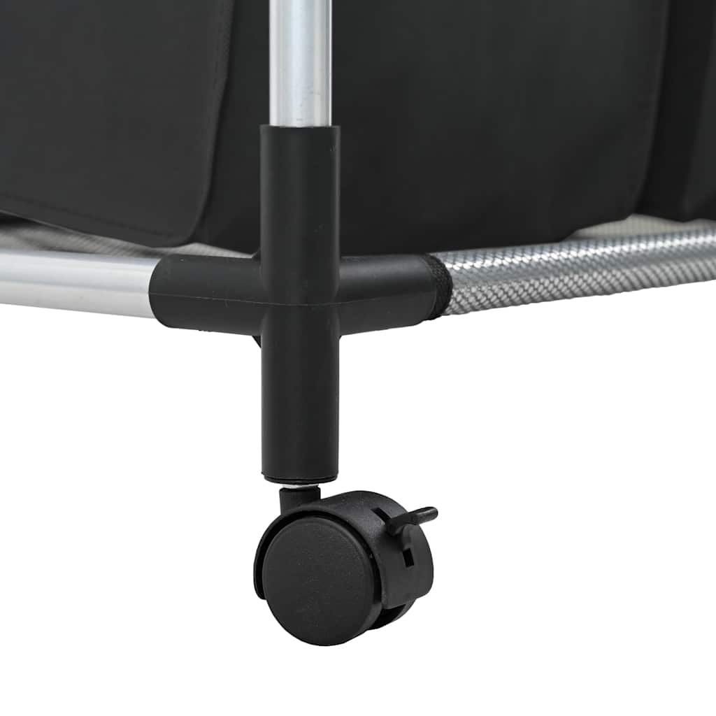 4 x cesto saco para roupa preto