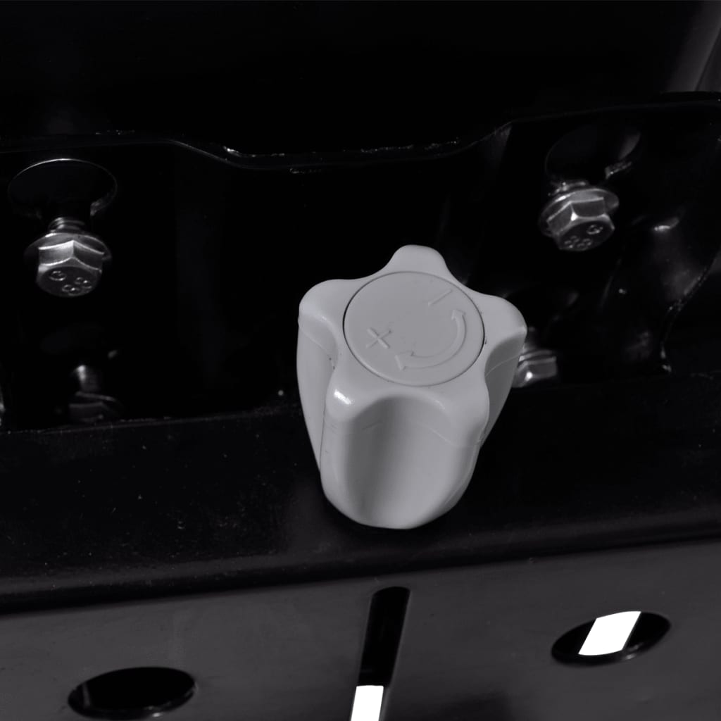 vidaXL Assento de trator com suspensão, preto