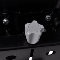 vidaXL Assento de trator com suspensão, preto