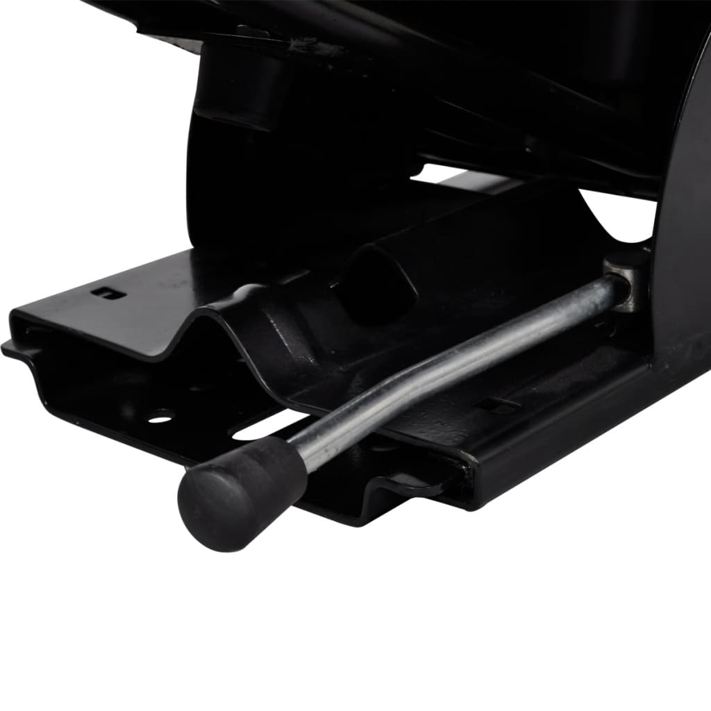 vidaXL Assento de trator com suspensão, preto