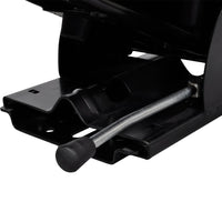 vidaXL Assento de trator com suspensão, preto