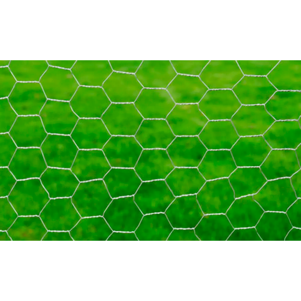 Rede de arame p/ galinheiro 25x0,5 m aço galvanizado