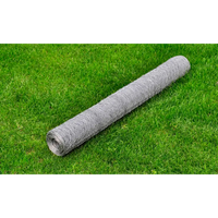 Rede de arame p/ galinheiro 25x0,5 m aço galvanizado