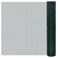 Cerca arame p/ galinheiro c/ revestimento PVC 10x1 m aço