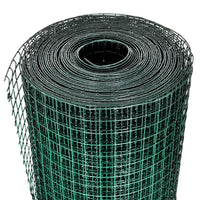Cerca arame p/ galinheiro c/ revestimento PVC 10x1 m aço