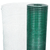 Cerca arame p/ galinheiro c/ revestimento PVC 10x1 m aço