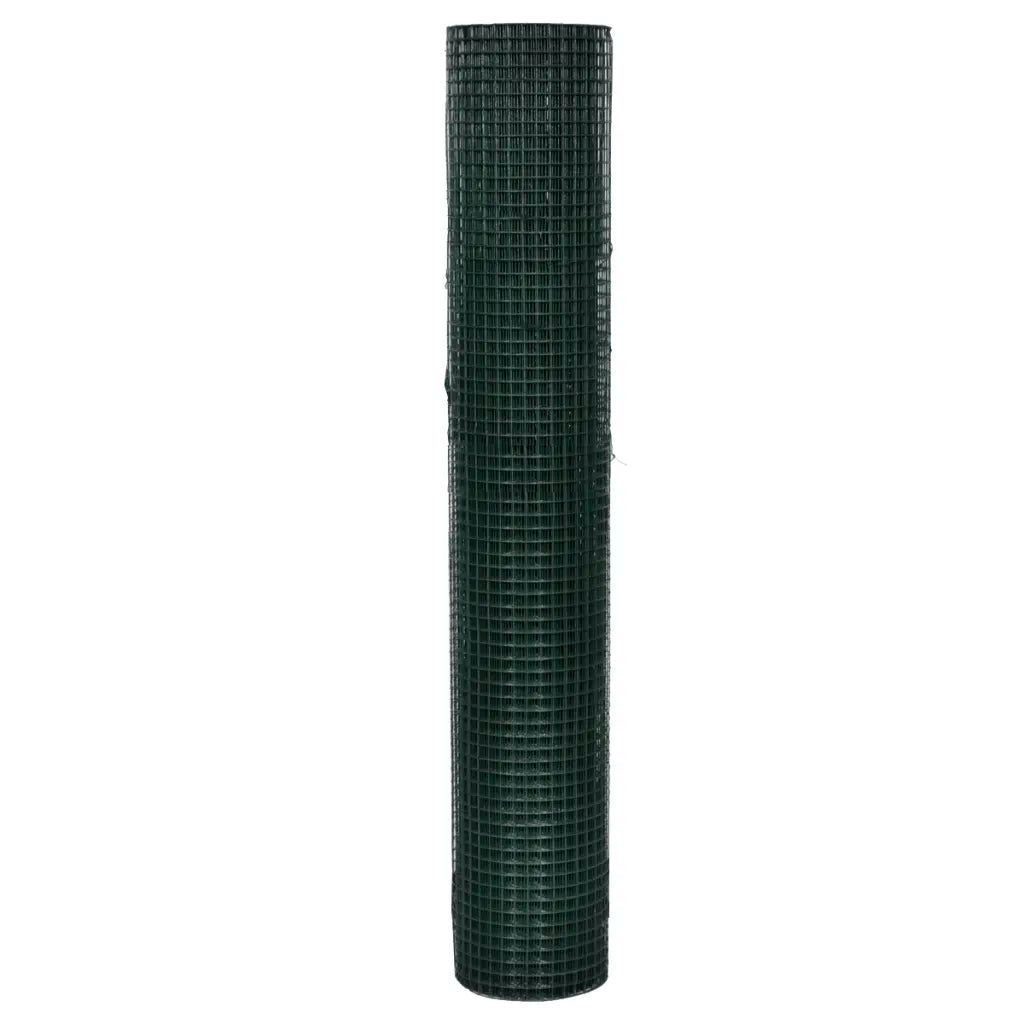 Cerca arame p/ galinheiro c/ revestimento PVC 25x1 m aço