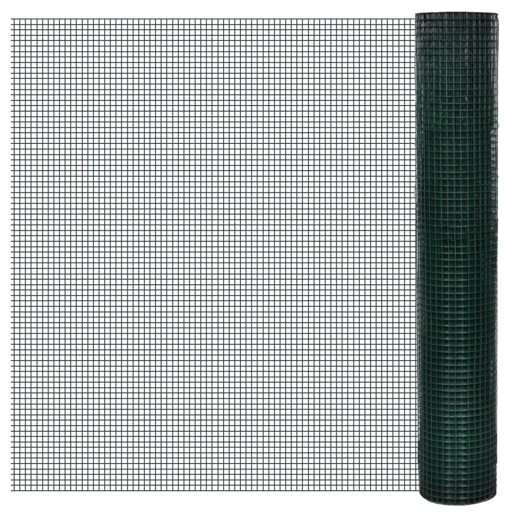Cerca de arame para galinheiro 1x25 m aço galvanizado