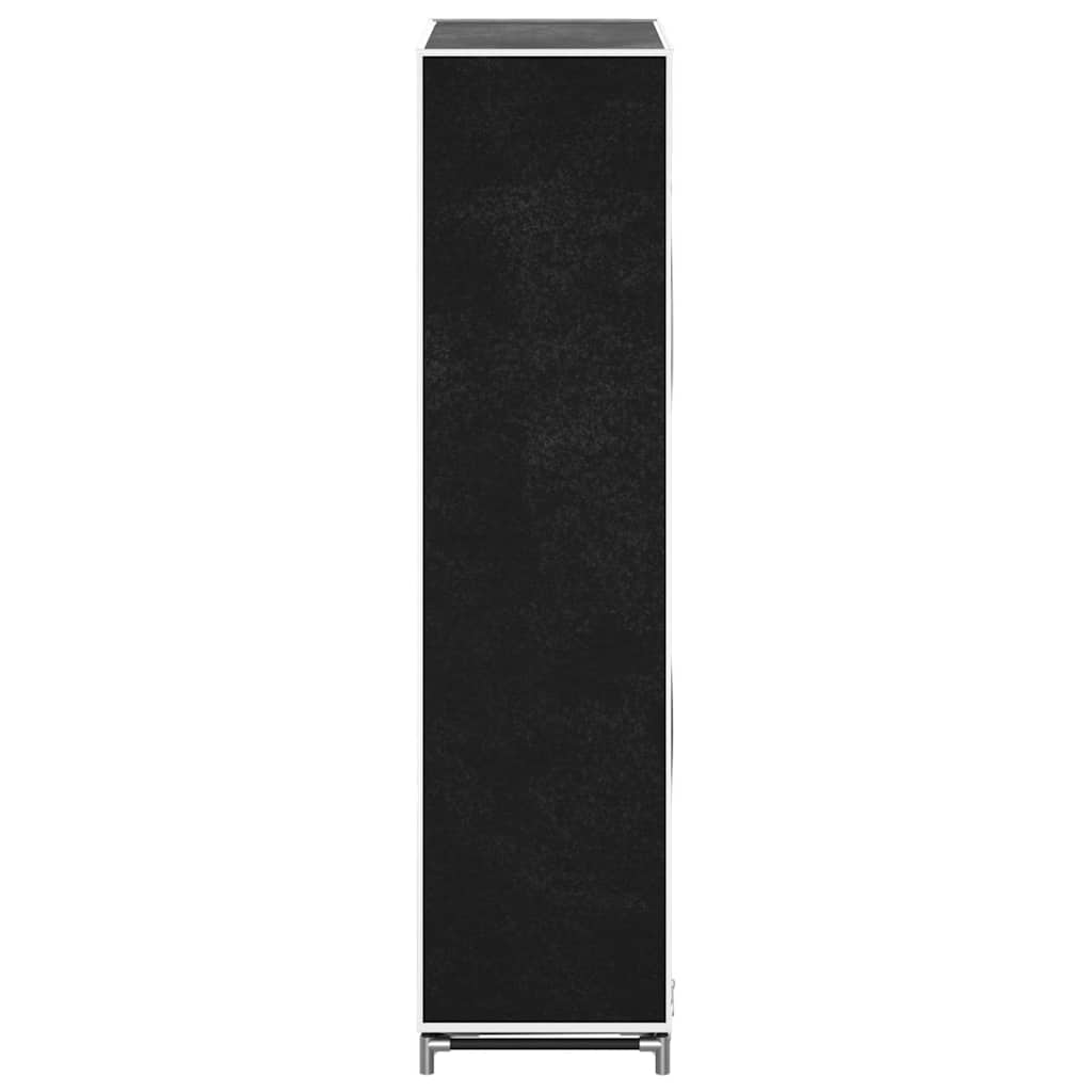 vidaXL Armário p/ sapatos com cobertura 58x28x106cm tecido preto