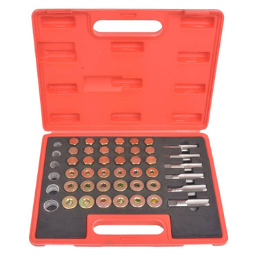 Conjunto ferramenta para reparação de drenagem de oléo