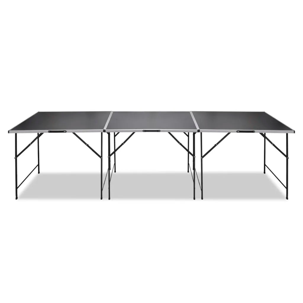 Mesas de campismo/trabalho 3 pcs dobráveis