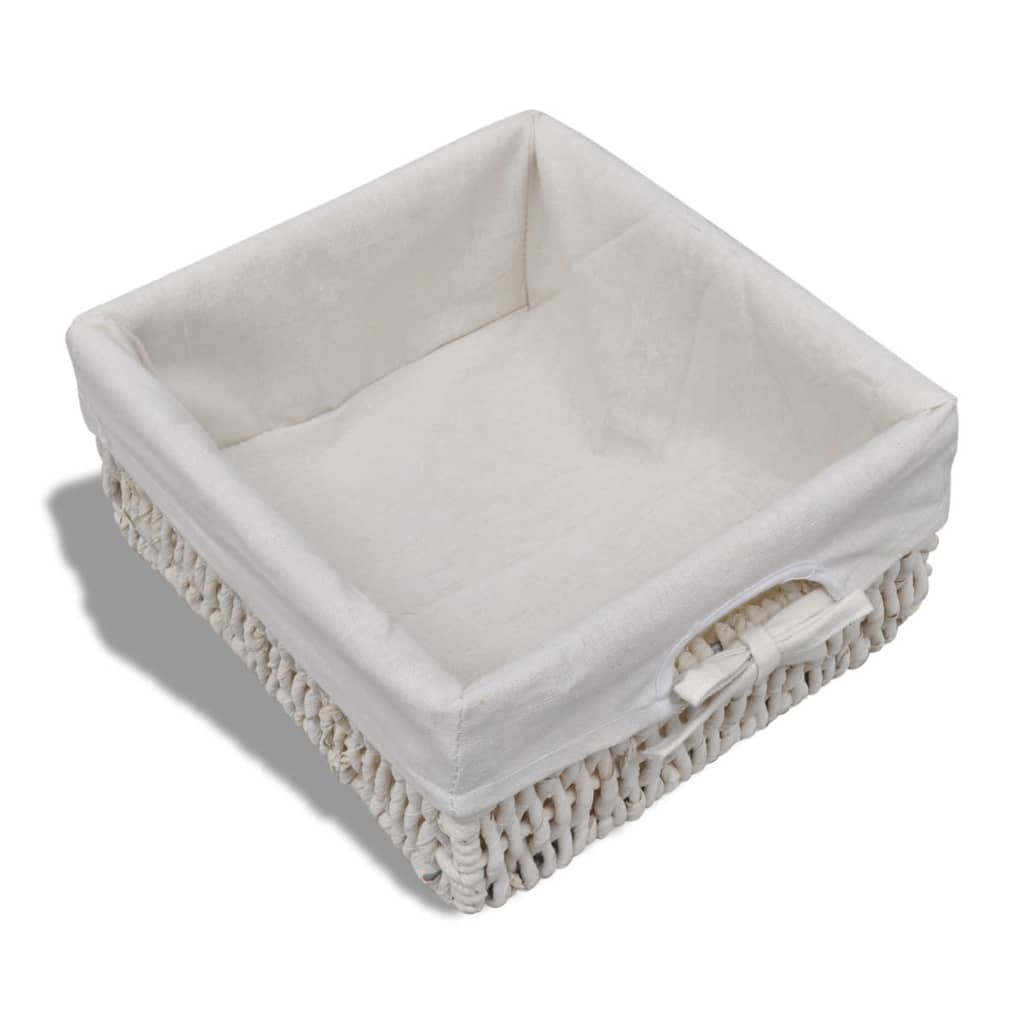 vidaXL Banco de arrumação 62x33x42 cm madeira de paulownia branco