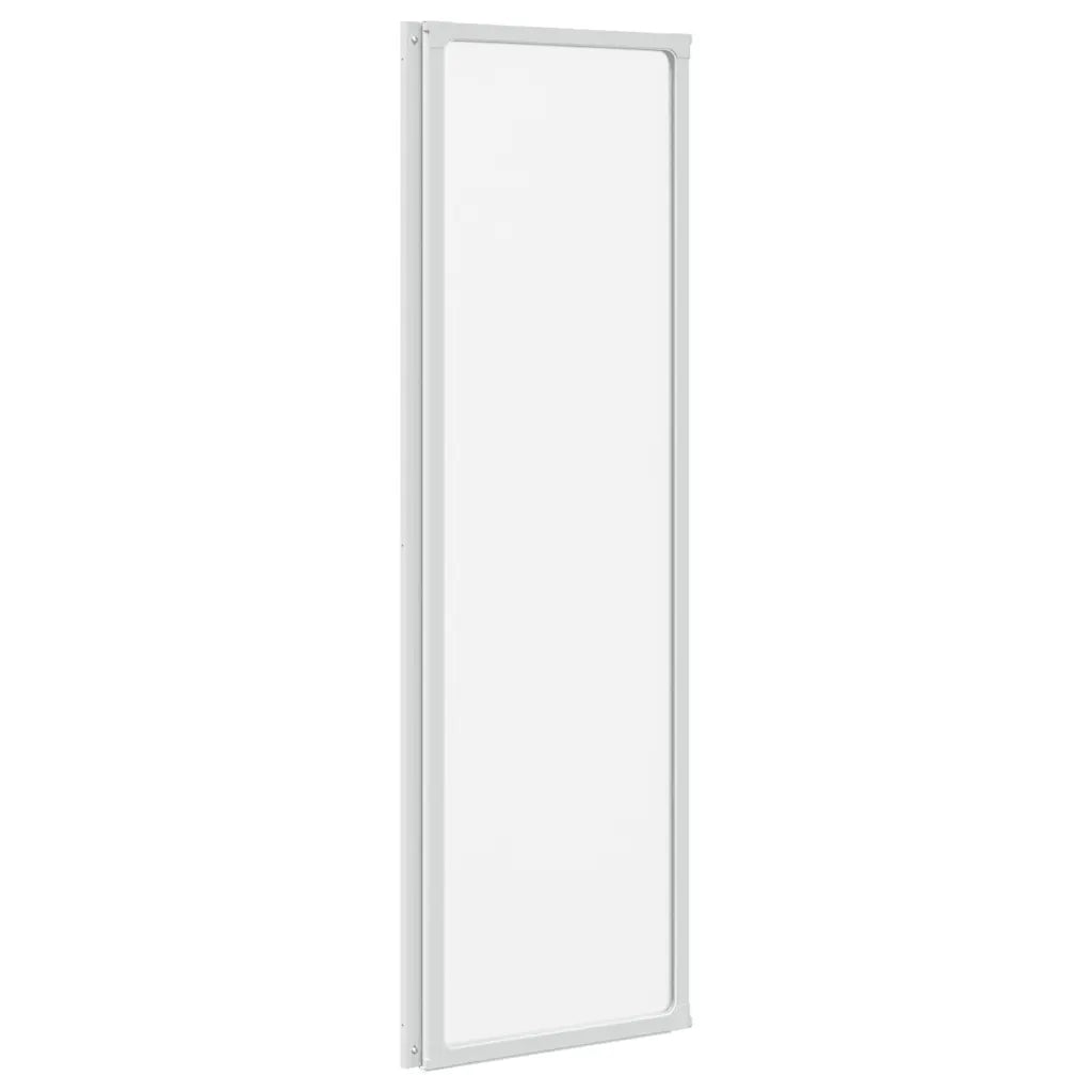 Painel de vidro dobravel para banheira 3 peças 141 x 132 cm