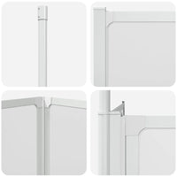 Cabine de duche dobrável formato L 70x120x137 cm 4 painéis